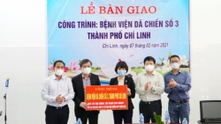 Sun Group chính thức bàn giao Bệnh viện Dã chiến số ba tại Hải Dương chiều 7/2