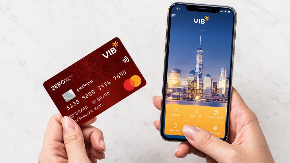 Mua sắm tự động chuyển đổi trả góp 0% lãi suất với thẻ VIB Zero Interest Rate