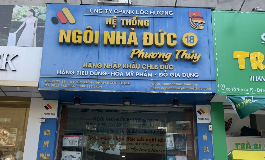 Kiểm tra chuỗi “Hệ thống Ngôi Nhà Đức”, thu giữ nhiều sản phẩm vi phạm