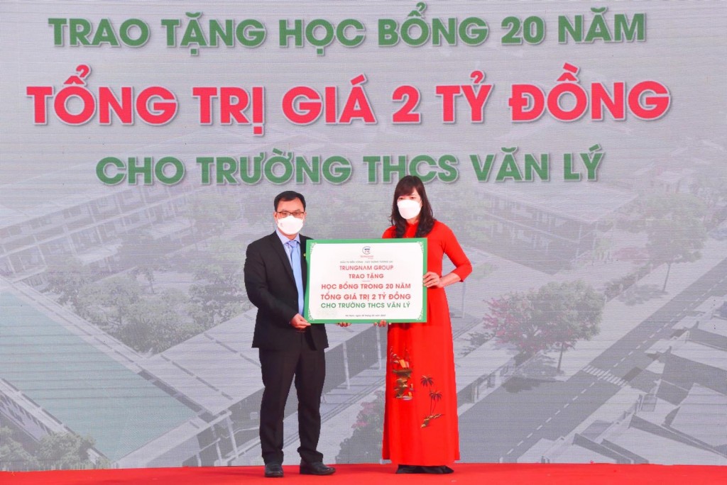 Khánh thành trường học 80 tỷ đồng từ vốn tài trợ của Trungnam Group