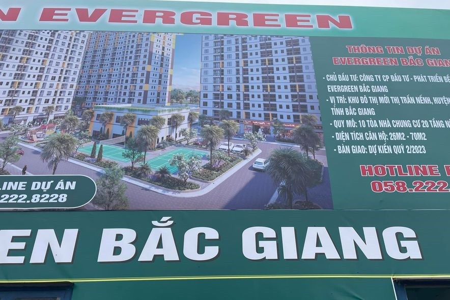 Công ty Everland bị phạt vi phạm kinh doanh bất động sản tại dự án EVERGREEN Bắc Giang