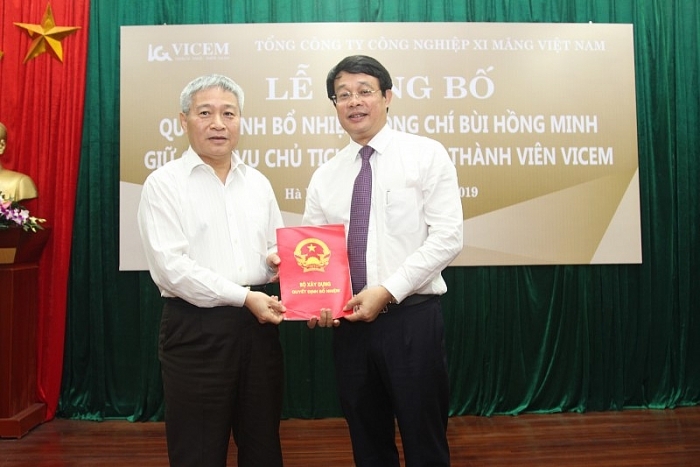 Chủ tịch VICEM Bùi Hồng Minh giữ chức Thứ trưởng Bộ Xây dựng