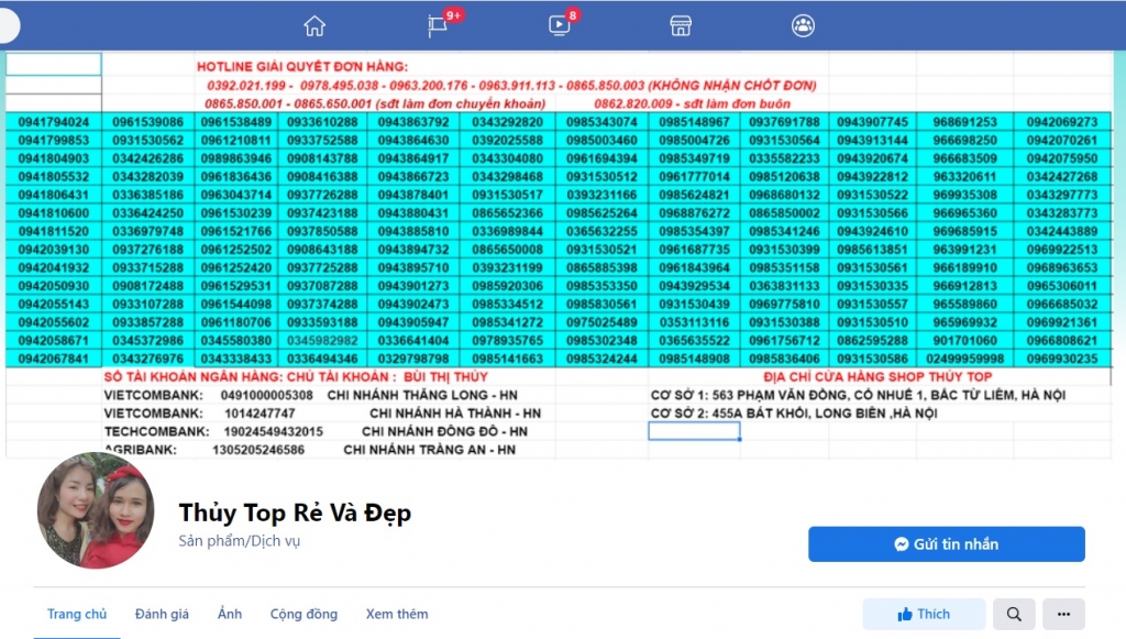 Truy quét 8 tụ điểm tập kết, livestream bán hàng không rõ nguồn gốc ở Hà Nội, Hưng Yên