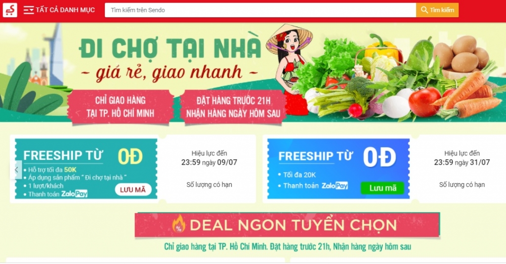 Người dân TP HCM và các tỉnh phía Nam yên tâm “đi chợ tại nhà”