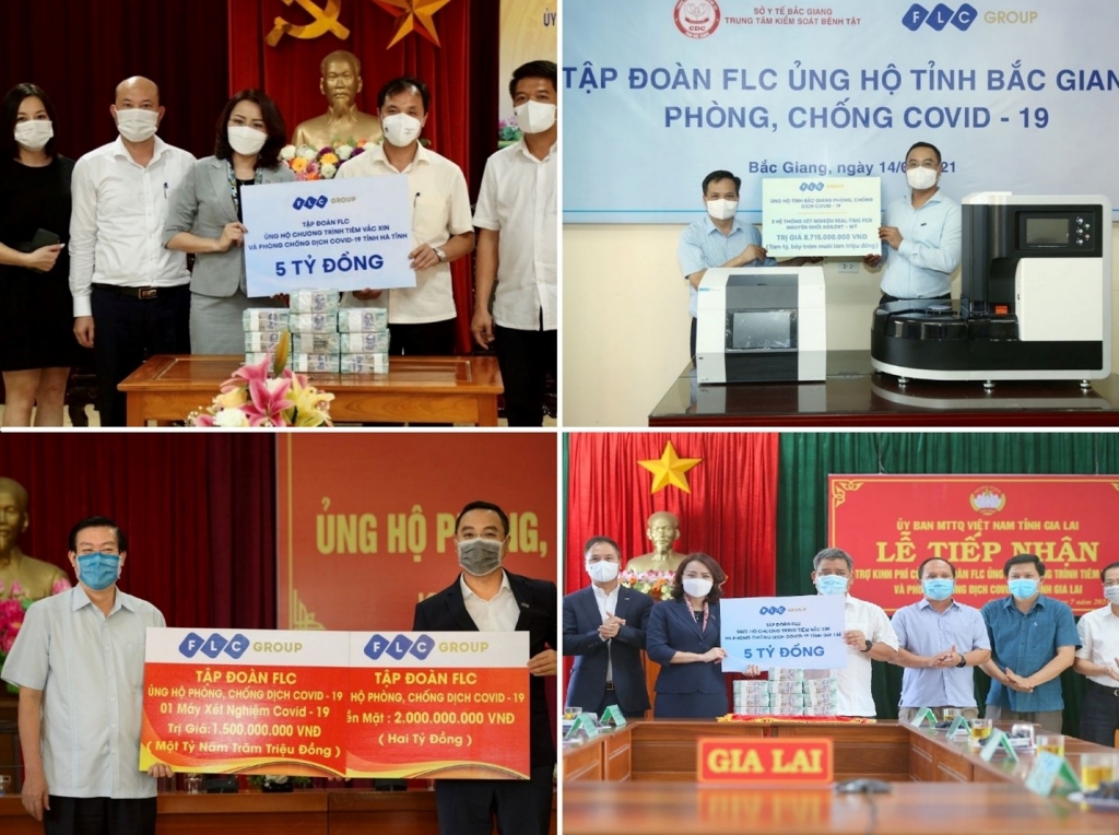 Hơn 150 tỷ đồng từ Tập đoàn FLC cho phòng chống dịch và thiên tai