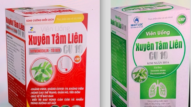 Kiểm tra việc làm giá, “nổ” công dụng kháng Covid-19 của sản phẩm Xuyên Tâm Liên