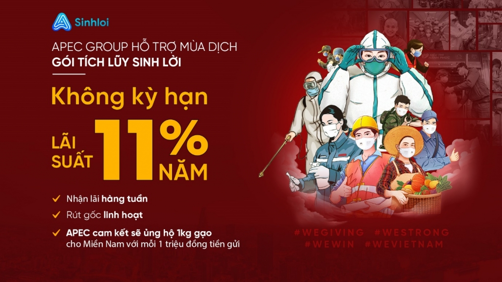 Kênh đầu tư vừa tích lũy sinh lời 11% không kỳ hạn, vừa làm thiện nguyện mùa dịch