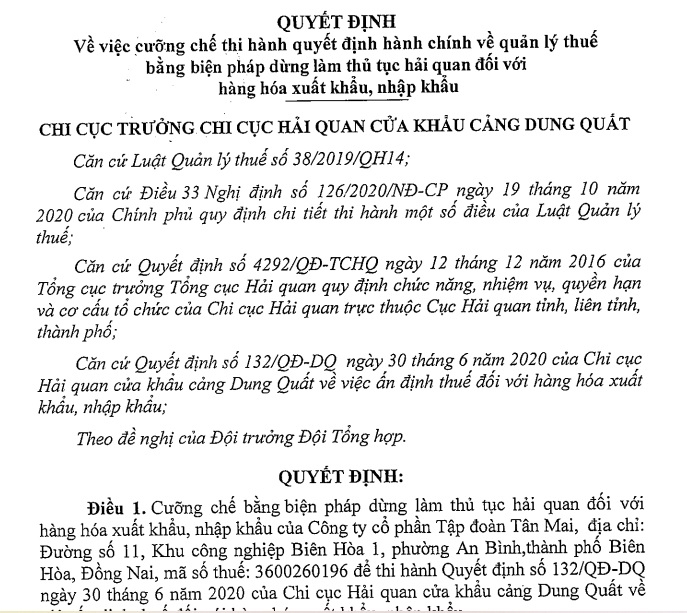 Lâm Đồng “cự tuyệt” đề xuất của “đại gia” nợ thuế Tập đoàn Tân Mai