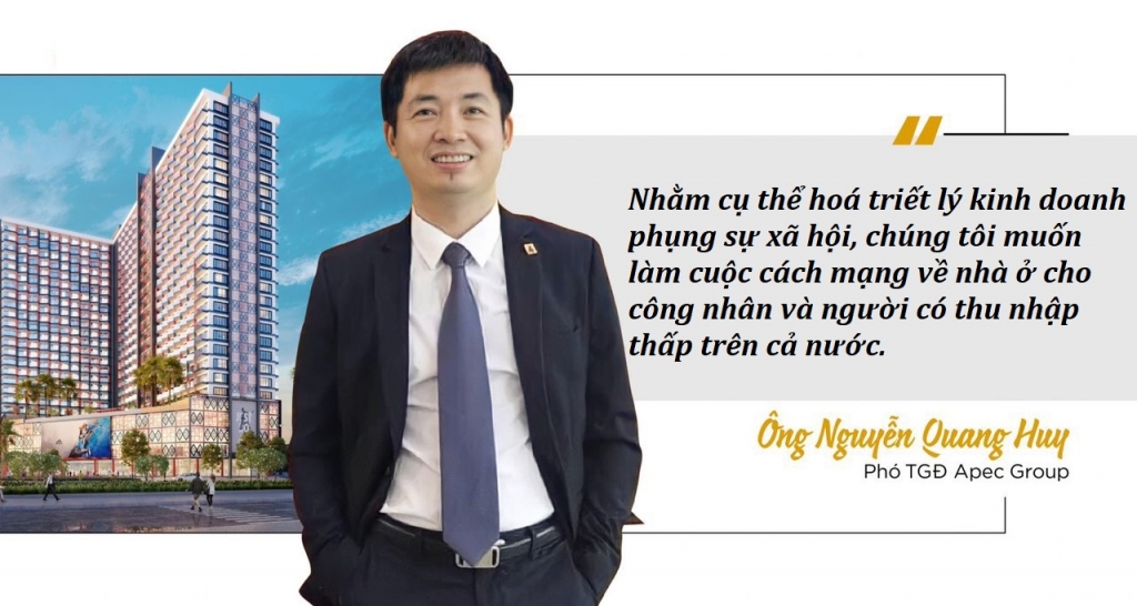 Apec Group muốn “đại cách mạng” nhà ở cao cấp cho công nhân, người thu nhập thấp