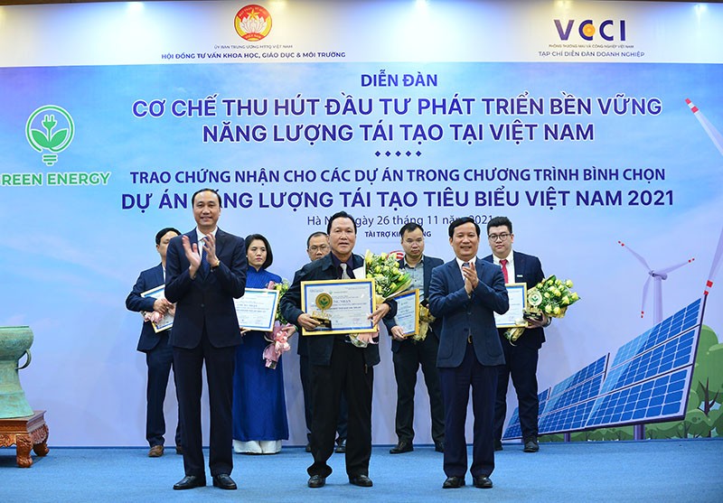 Trung Nam, Sao Mai góp mặt top 10 dự án năng lượng tái tạo tiêu biểu