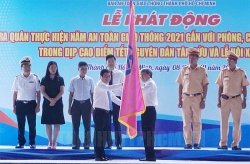 TP HCM: Ra quân thực hiện Năm An toàn giao thông 2021