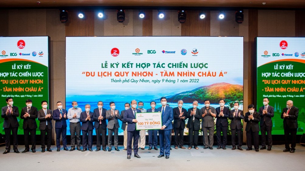 Hưng Thịnh Land tài trợ 100 tỷ đồng đào tạo nhân lực du lịch Bình Định