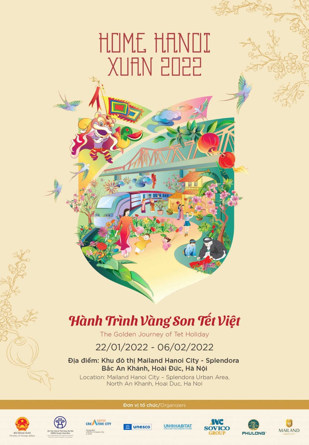 Lễ hội Đường hoa xuân Hà Nội - Hành trình vàng son Tết Việt