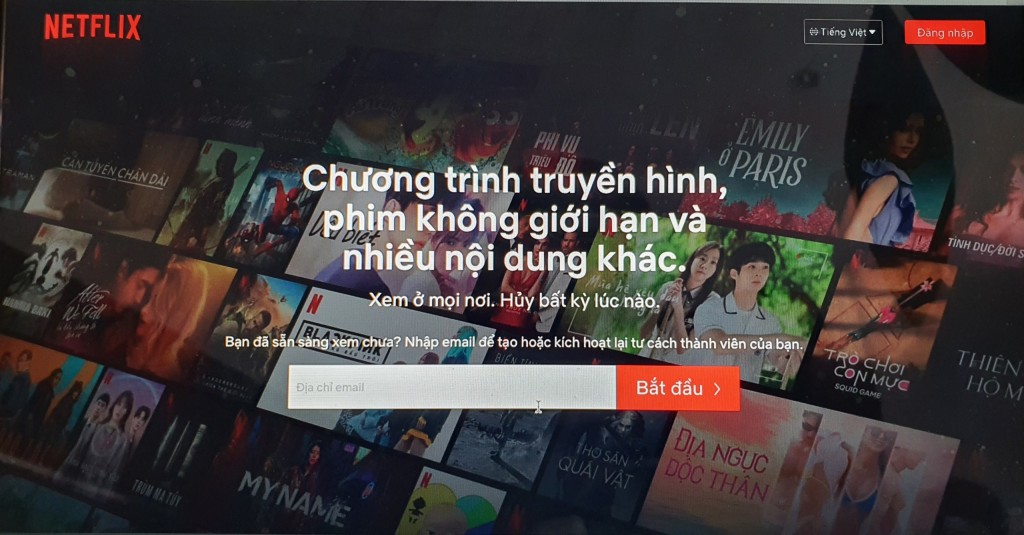 Netflix hiện vẫn chưa được cấp phép tại Việt Nam