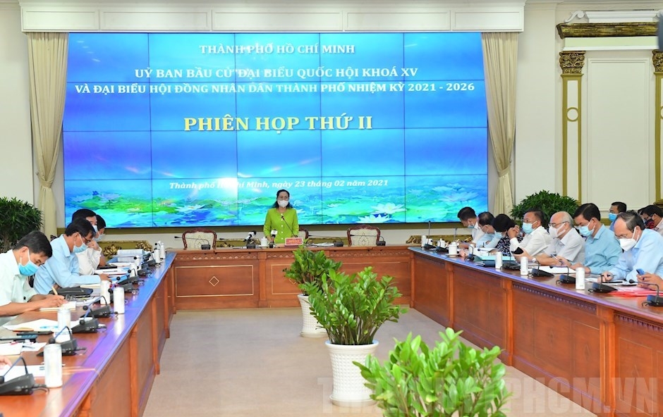 Quang cảnh phiên họp thứ 2 (Ảnh: Thành ủy TP HCM)