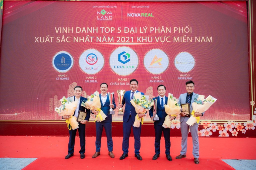 Top 5 Đối tác phân phối xuất sắc nhất năm 2021 khu vực miền Nam