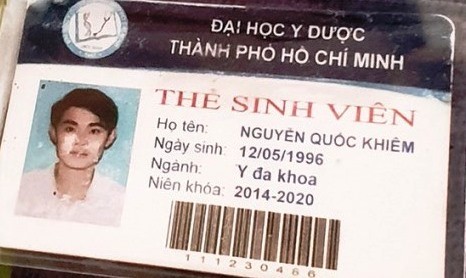 Thẻ sinh viên giả mạo của Nguyễn Quốc Khiêm