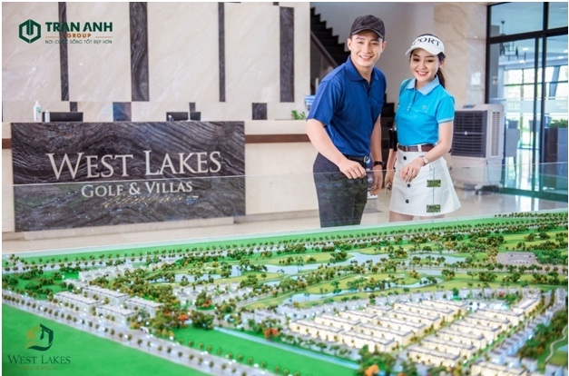 Khu đô thị sinh thái West Lakes Golf & Villas thu hút sự quan tâm của nhà đầu tư