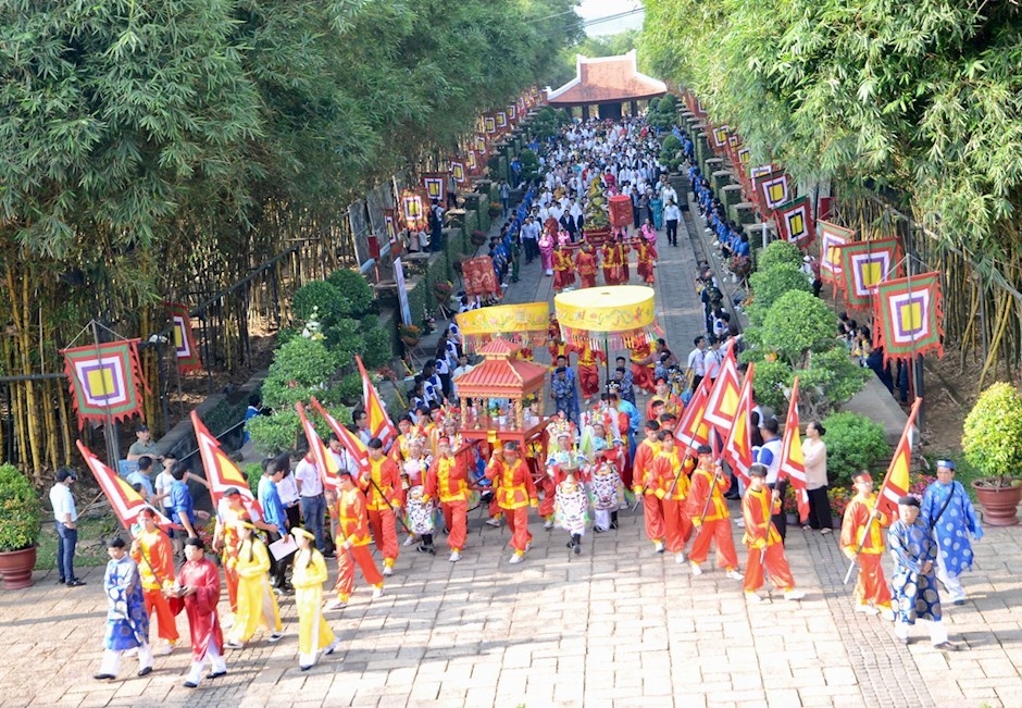 Lễ giỗ tổ Hùng Vương ở TP HCM năm 2019 (Ảnh minh họa)