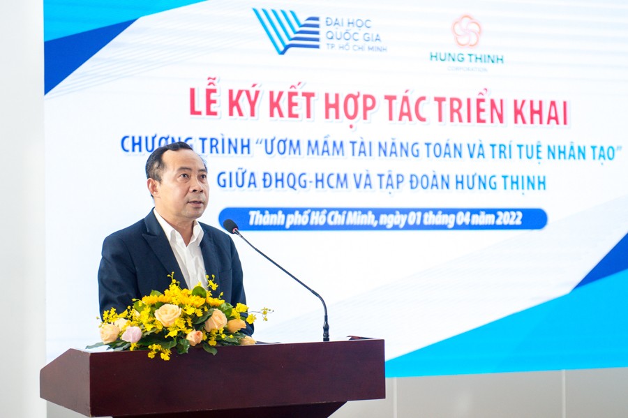 Đại học Quốc gia TP Hồ Chí Minh hợp tác với Tập đoàn Hưng Thịnh ươm mầm tài năng toán và trí tuệ nhân tạo