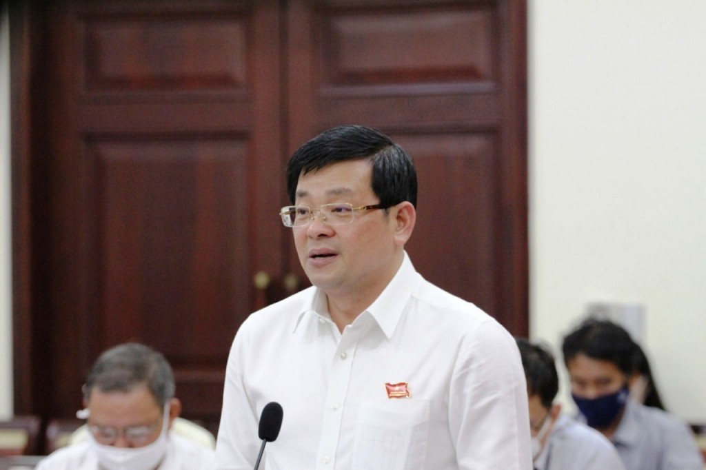 Giám đốc Sở Tài nguyên - Môi trường (TNMT) Nguyễn Toàn Thắng 