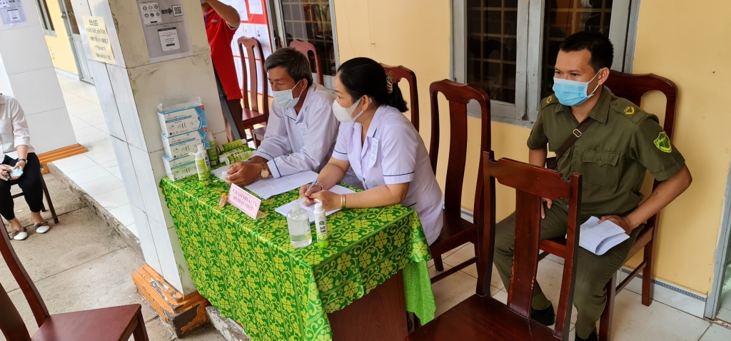 Tổ phục vụ bầu cử tại xã đảo Thạnh An