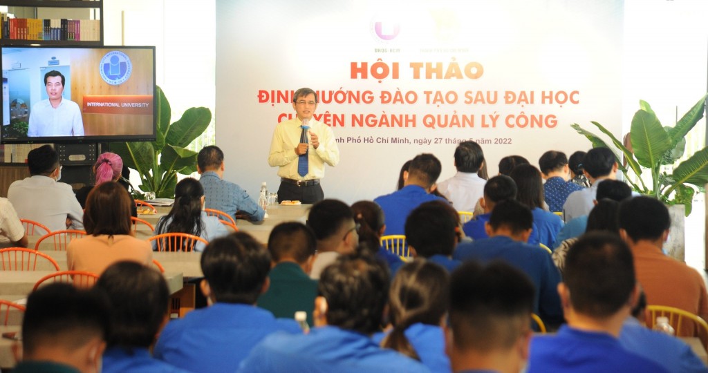 hội thảo Chương trình Đào tạo Thạc sỹ Quản lý công vừa diễn ra sáng nay