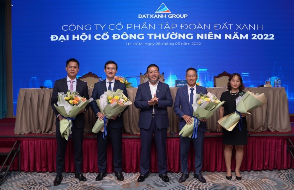 Thành viên HĐQT của Tập đoàn Đất Xanh nhiệm kỳ 2022 - 2027 được ĐHĐCĐ bầu chọn