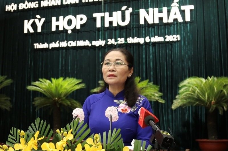 Bà Nguyễn Thị Lệ tái đắc cử Chủ tịch HĐND TP Hồ Chí Minh. Ảnh: TTBC cung cấp