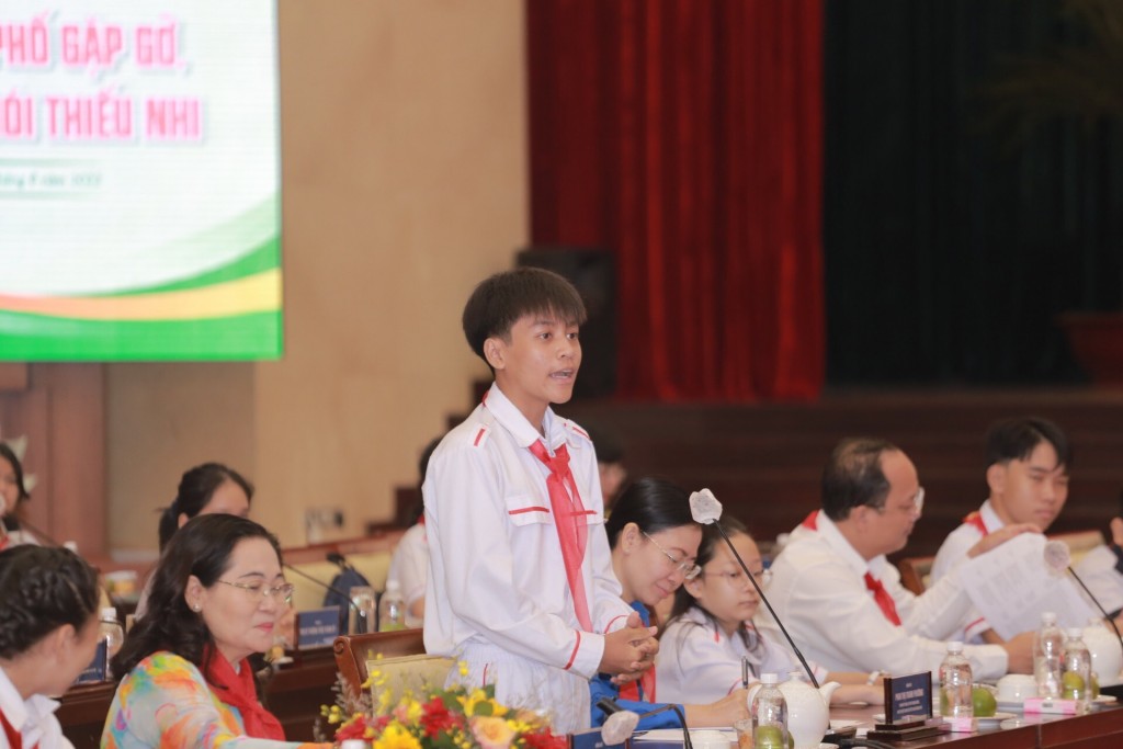 TP Hồ Chí Minh: Lãnh đạo Thành phố lắng nghe nguyện vọng của thiếu nhi năm 2022