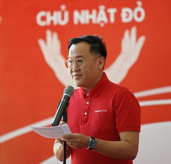 Ông Angus Liew - Chủ tịch HĐTV Gamuda Việt Nam, đại diện nhà tài trợ chia sẻ cảm nghĩ