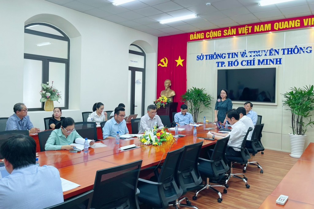 hội nghị trực tuyến triển khai thực hiện thí điểm khai thác, sử dụng Dữ liệu số hóa sổ hộ tịch TP HCM 