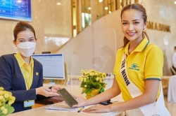 Nam A Bank sát cánh cùng top 3 Hoa hậu Hoàn vũ Việt Nam 2022 hoạt động vì cộng đồng
