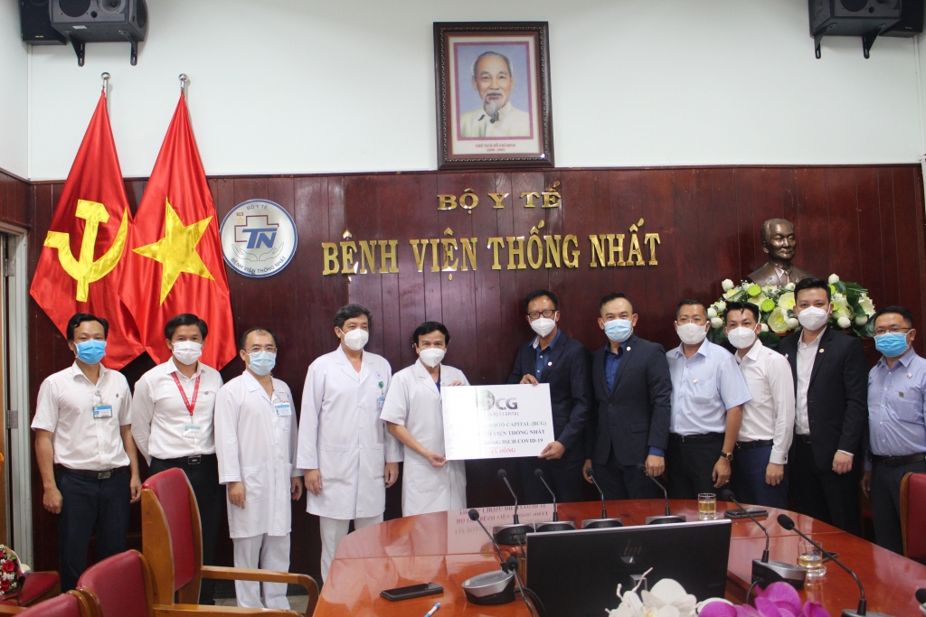 Tập đoàn Bamboo Capital (BCG) đã trao 2 tỷ đồng ủng hộ công tác phòng chống dịch Covid-19 của Bệnh viện Thống Nhất 