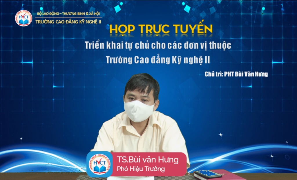 TS. Bùi Văn Hưng - Phó Hiệu trưởng Trường cao đẳng Kỹ nghệ II