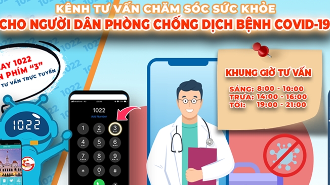 Ra mắt kênh tư vấn chăm sóc sức khỏe cho người dân tại TP HCM phòng, chống Covid-19