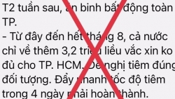 TP HCM: Thông tin “không cho người dân di chuyển trong 7 ngày” là giả mạo