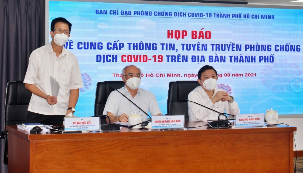 TP Hồ Chí Minh tổ chức buổi họp báo trưa nay (20/8)