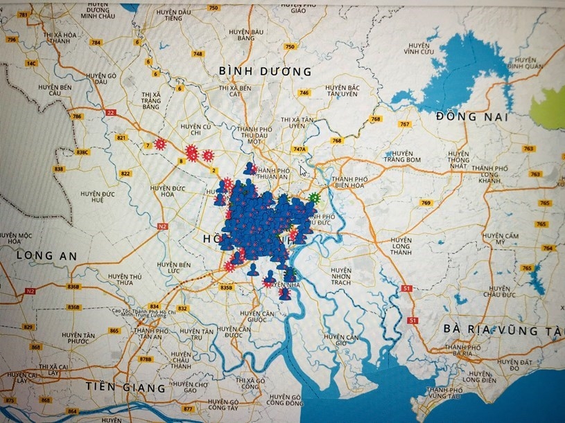 TP Hồ Chí Minh bác bỏ bảng thông tin vùng đỏ, vùng xanh đang lan truyền trên mạng