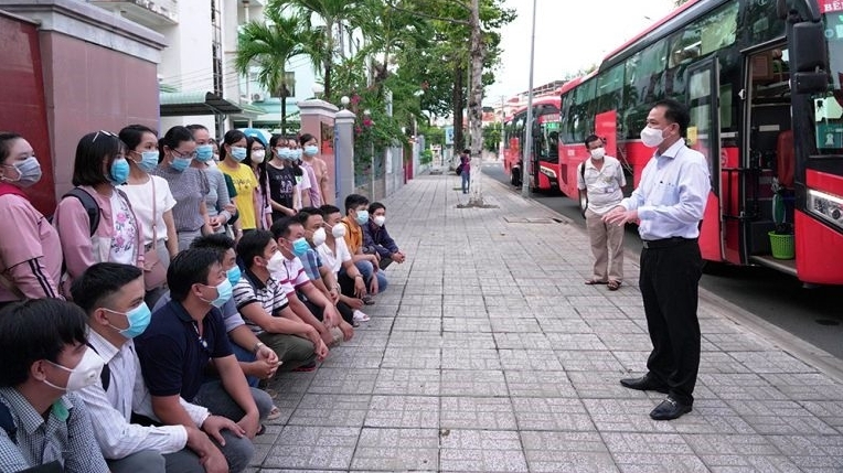 An Giang: Ra quân thực hiện chiến dịch test nhanh Covid-19 cho toàn huyện An Phú