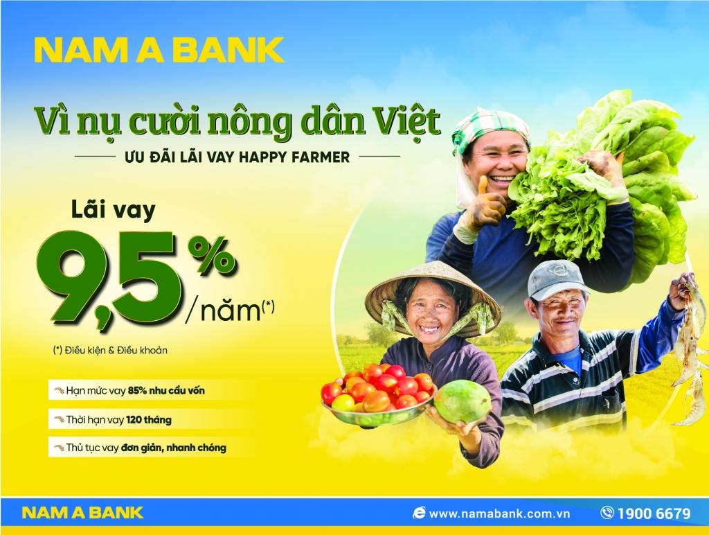 Gói vay Happy Farmer của Nam A Bank