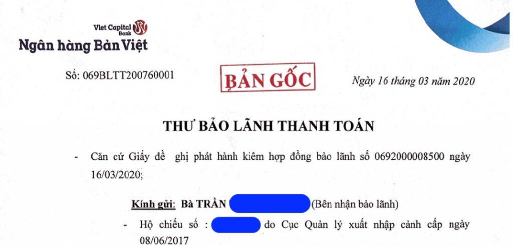 Bất động sản mua chung Real Stake được ngân hàng Bản Việt phát hành chứng thư đảm bảo thanh toán