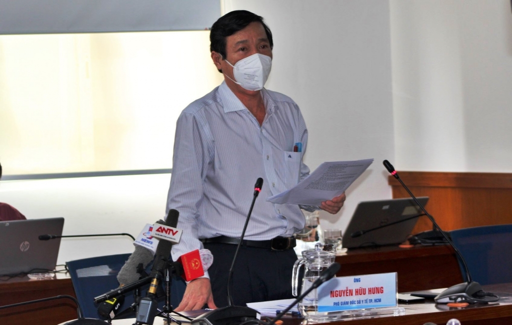 ông Nguyễn Hữu Hưng, Phó Giám đốc Sở Y tế TP Hồ Chí Minh
