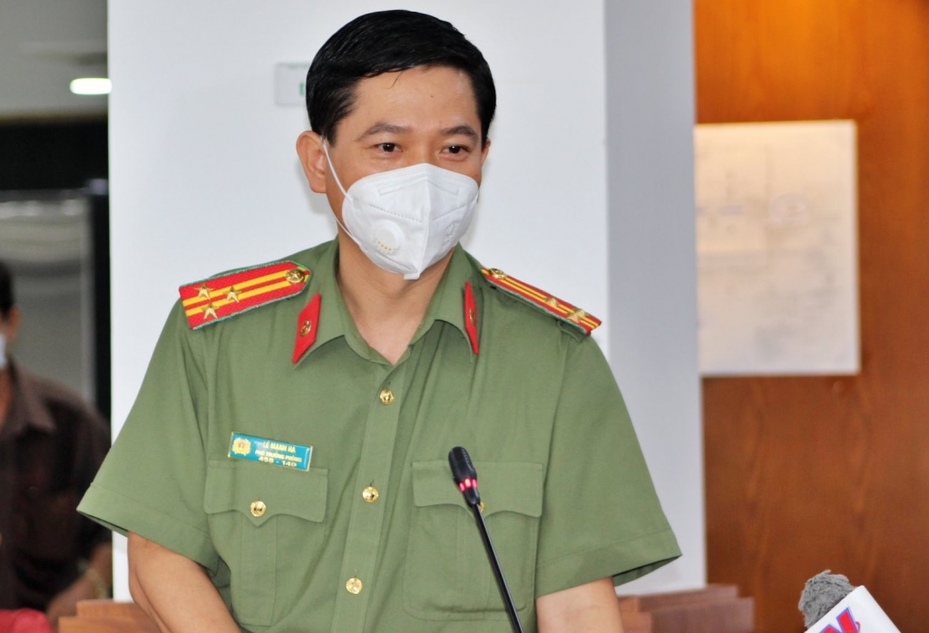Thượng tá Lê Mạnh Hà, Phó trưởng Phòng Tham mưu, Công an TP Hồ Chí Minh