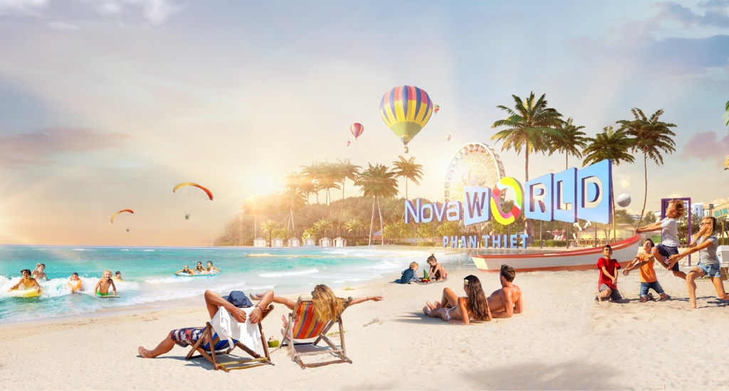 Phối cảnh NovaWorld Phan Thiet – Siêu thành phố biển – Du lịch – Sức khỏe quy mô 1,000 tại TP. Phan Thiết, Bình Thuận