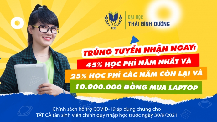 Đại học Thái Bình Dương công bố điểm trúng tuyển năm 2021