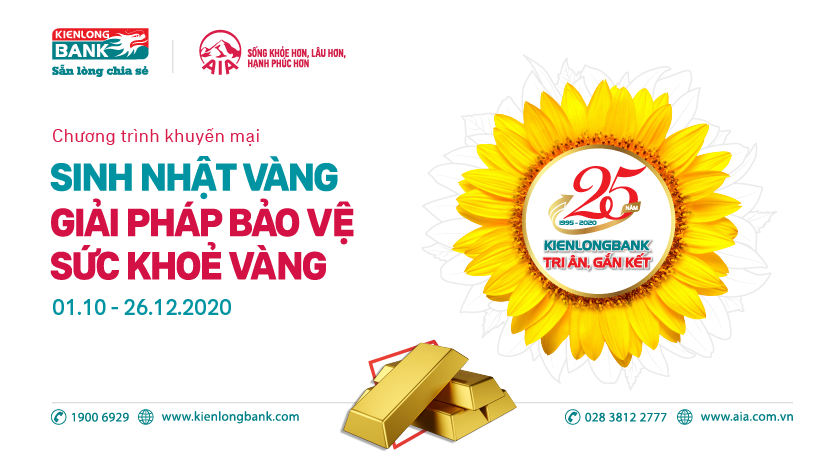 Kỷ niệm 25 năm thành lập, Kienlongbank triển khai nhiều chương trình khuyến mãi