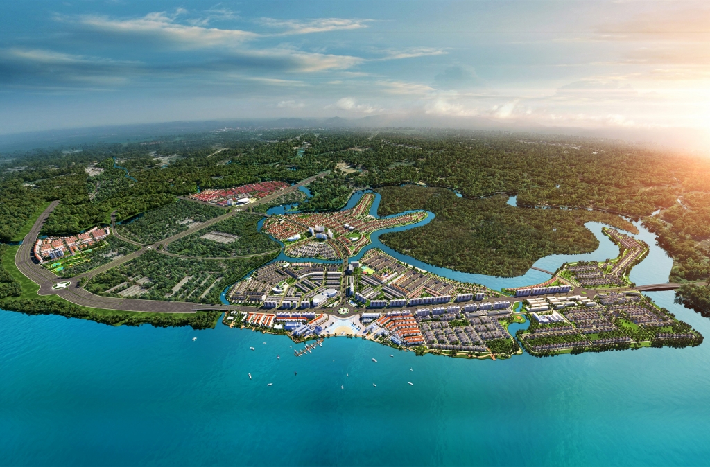 Dự án Aqua City dành đến 70% diện tích cho mảng xanh, hạ tầng giao thông và tiện ích nội khu hoàn chỉnh