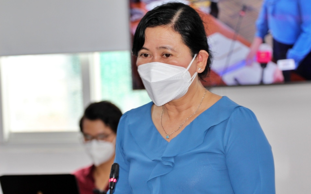 bà Nguyễn Thị Huỳnh Mai, Chánh Văn phòng Sở Y tế TP 