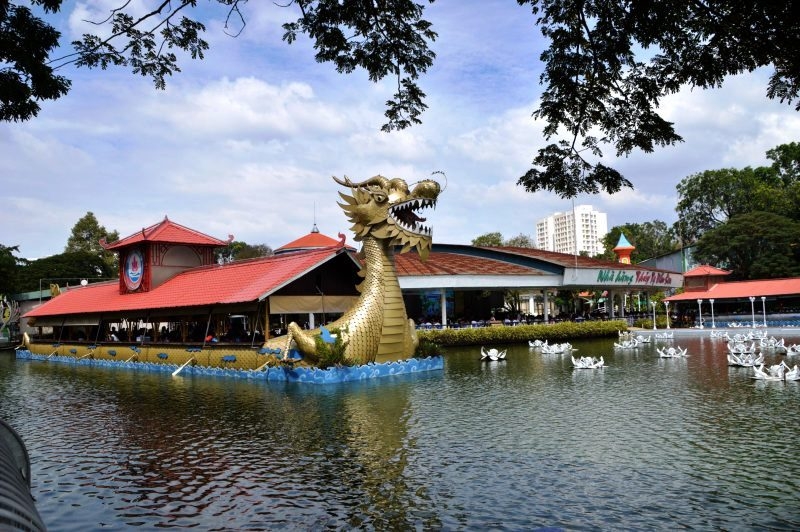 Một hình ảnh tại Công viên Đầm Sen (ảnh: damsenpark.vn)